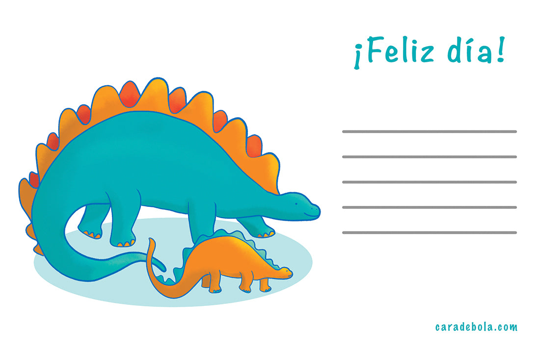 Tarjeta Dinosaurio